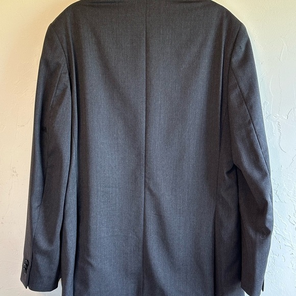 Banana Republic Lanificio Cerruti Tailored Fit Gray Classic Wool Blazer Sz 42R - Picture 7 of 14